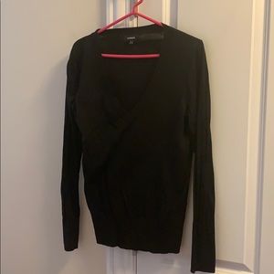 Express lightweight black sweater